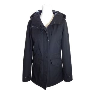 Imperial Motion Pacific Twill mens size small jacket black hooded waterproof